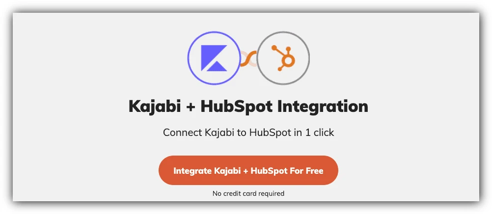 Use Integrately to Integrate Kajabi and HubSpot